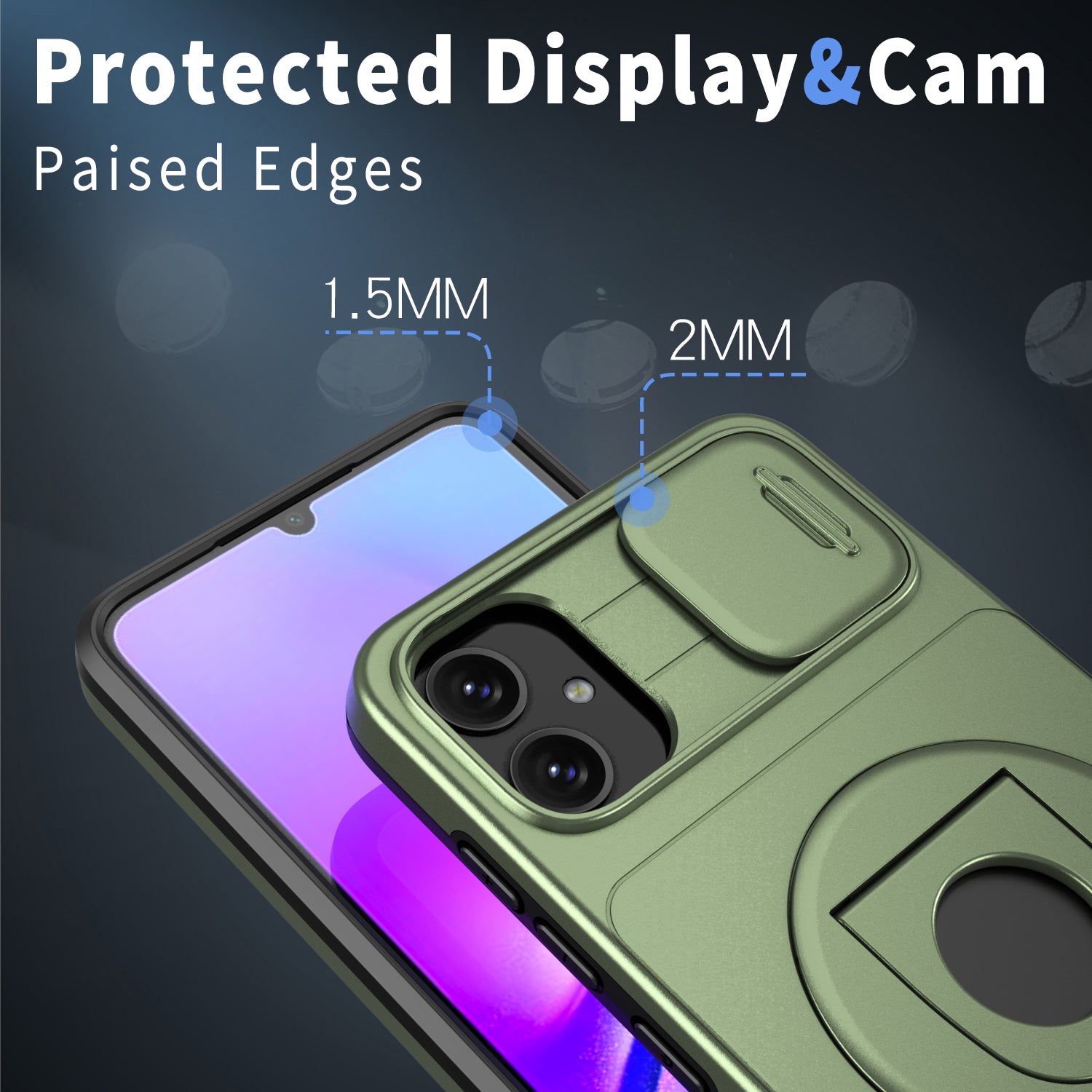 For Samsung Galaxy A05 4G Case Camera Protection Kickstand Dual Layer Hybrid TPU+PC Phone Cover For Samsung Galaxy A05 4G Case Camera Protection Kickstand Dual Layer Hybrid TPU+PC Phone Cover